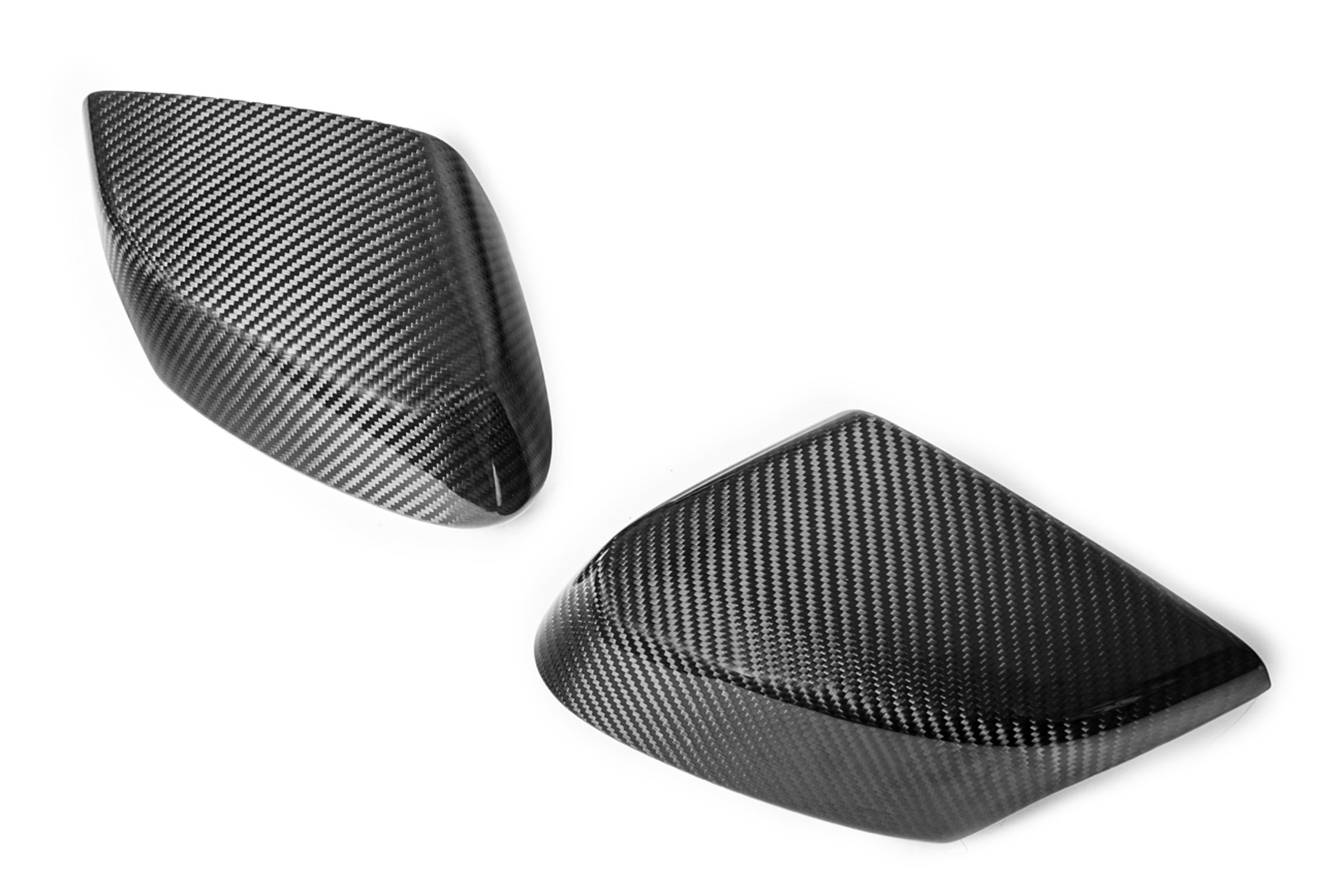 2020+ C8 Corvette - Carbon Fiber Tape-On Top and Bottom Mirror Covers